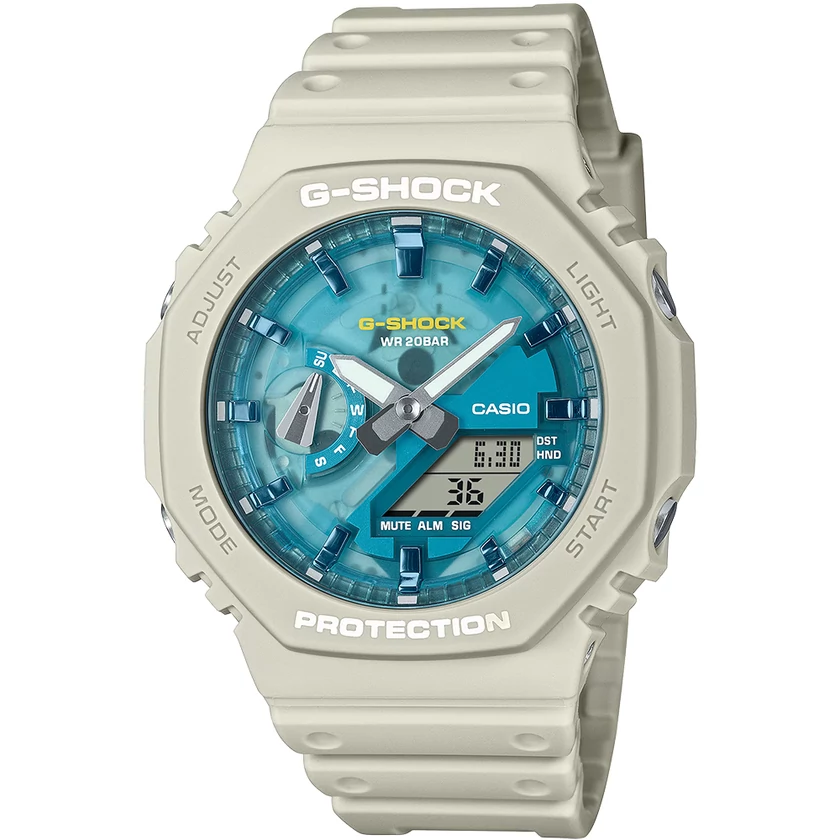 Casio férfi óra - GA-2100AS-5AER - G-Shock