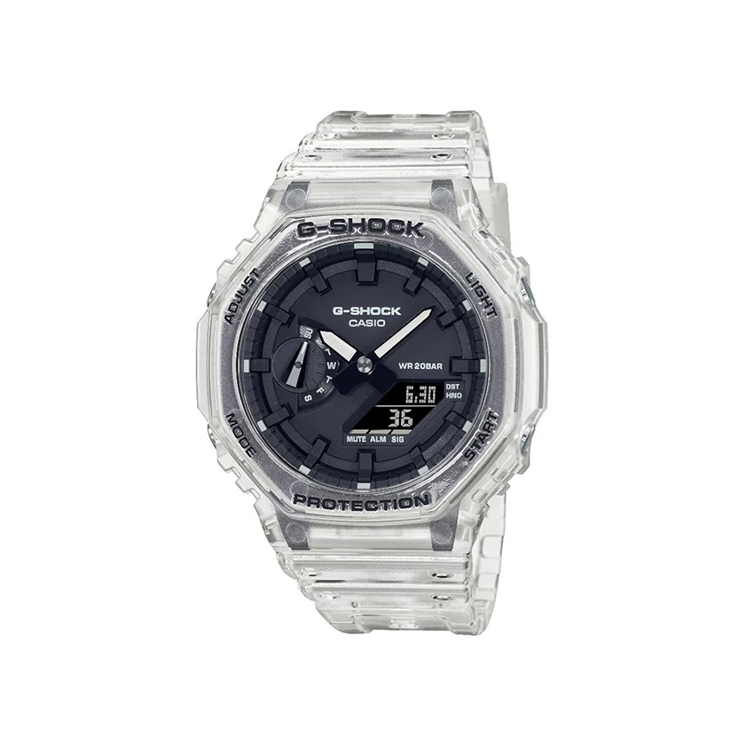 Casio férfi óra - GA-2100SKE-7AER - Skeleton Series
