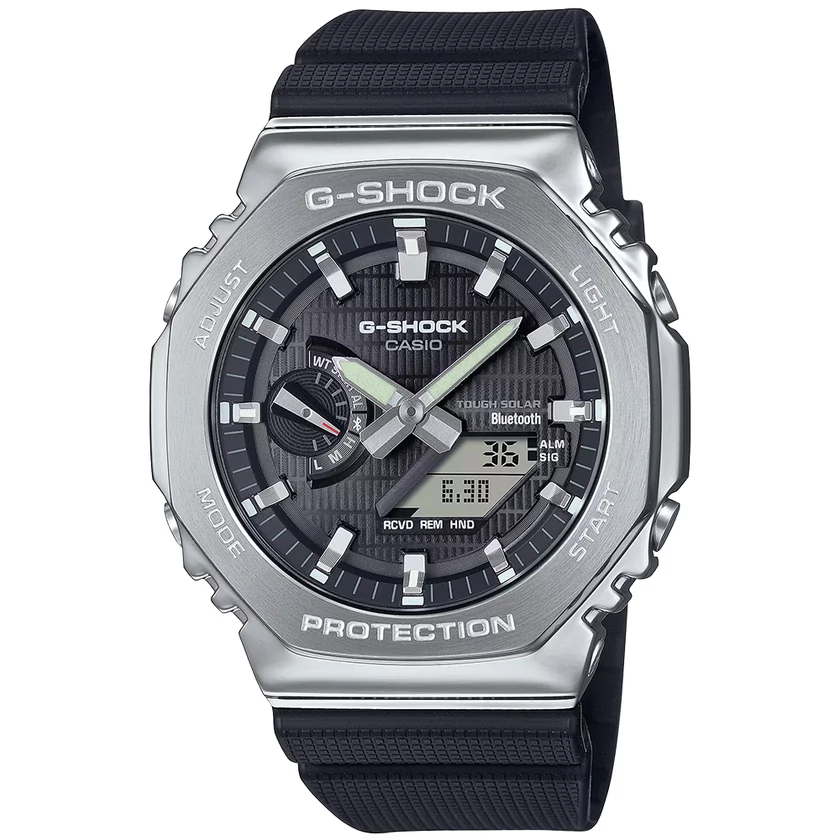 Casio férfi óra - GBM-2100-1AER - G-Shock CasiOak Metal Solar Bluetooth 