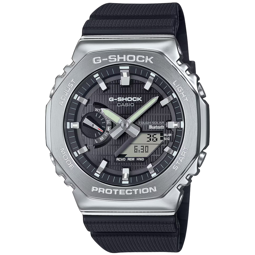 Casio férfi óra - GBM-2100-1AER - G-Shock CasiOak Metal Solar Bluetooth
