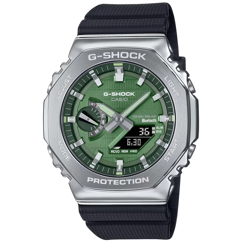 Casio férfi óra - GBM-2100A-1A3ER - G-Shock CasiOak Metal Solar Bluetooth 