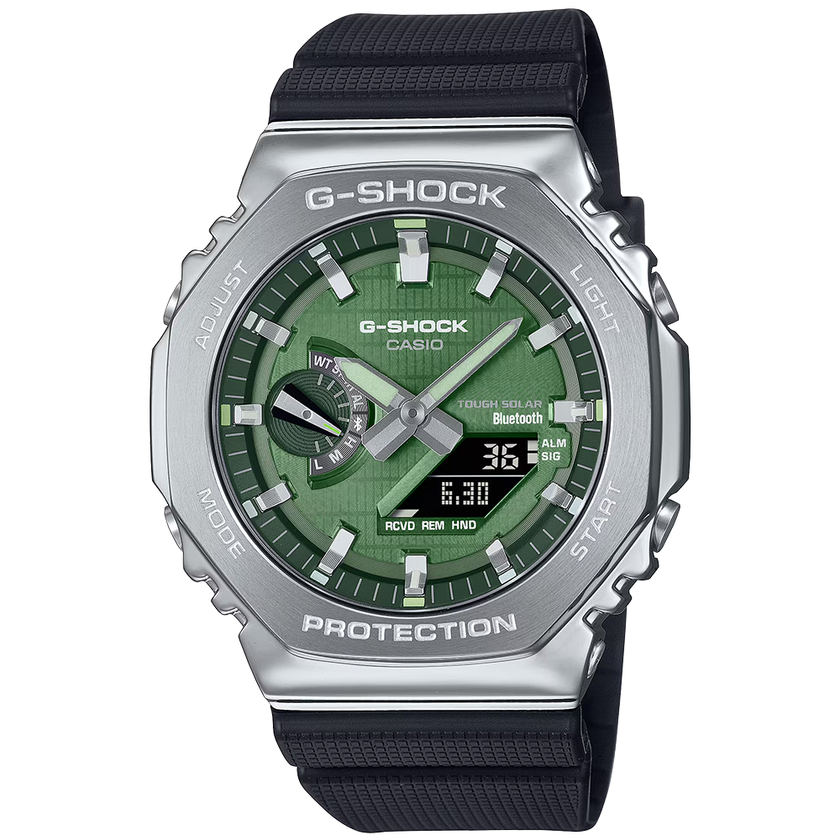 Casio férfi óra - GBM-2100A-1A3ER - G-Shock CasiOak Metal Solar Bluetooth