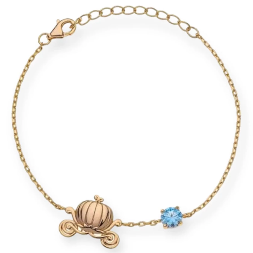 Disney Princess Hamupipőke tökhintója karkötő - BS00040YZBL-55.CS