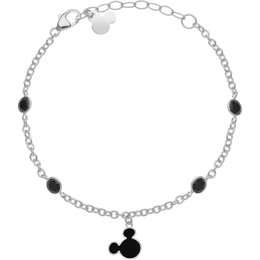Disney fekete Mickey függős karkötő - BS00060SZCL-55.CS