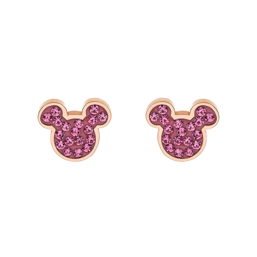 Disney rózsaszín Mickey fülbevaló - E600178PRPL-B.CS