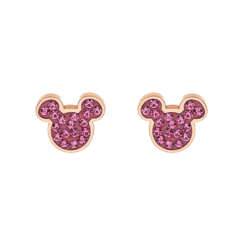 Disney rózsaszín Mickey fülbevaló - E600178PRPL-B.CS