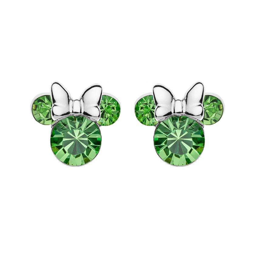 Disney Minnie augusztusi születésköves fülbevaló - ES00013SAUGL.CS