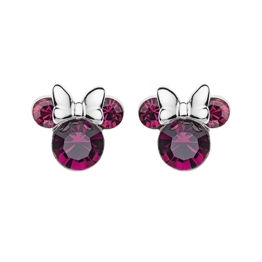 Disney Minnie februári születésköves fülbevaló - ES00013SFEBL.CS