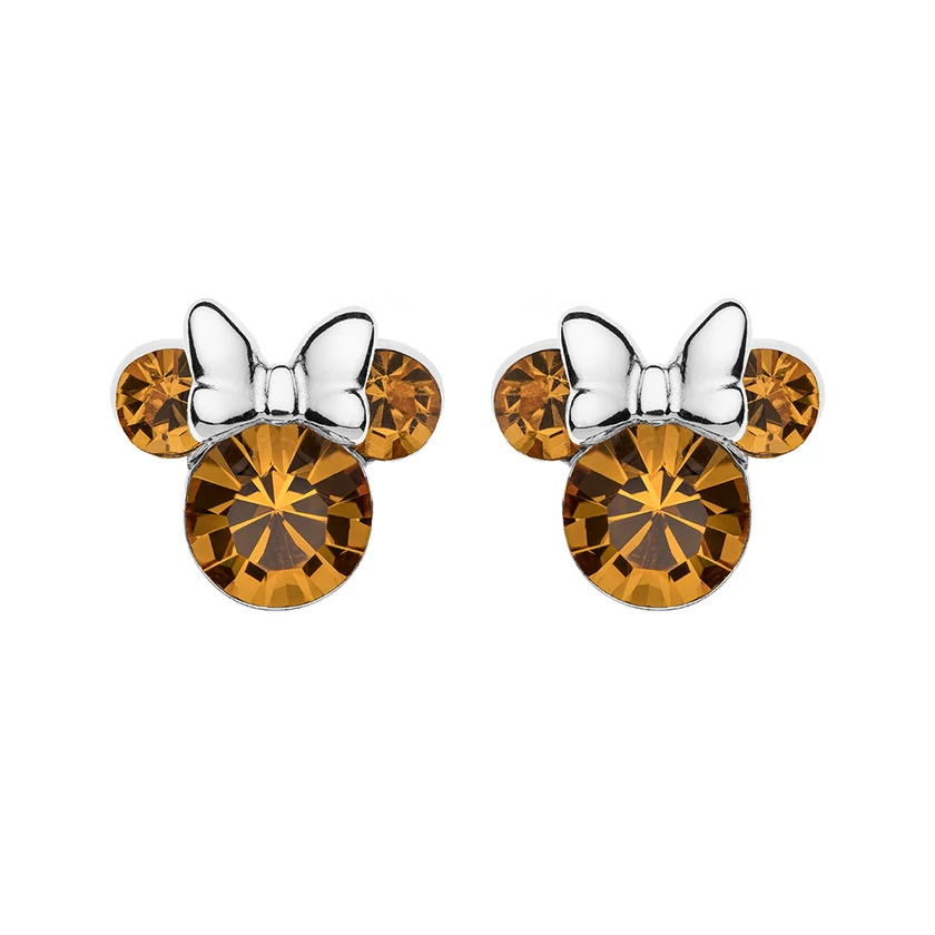 Disney Minnie novemberi születésköves fülbevaló - ES00013SNOVL.CS