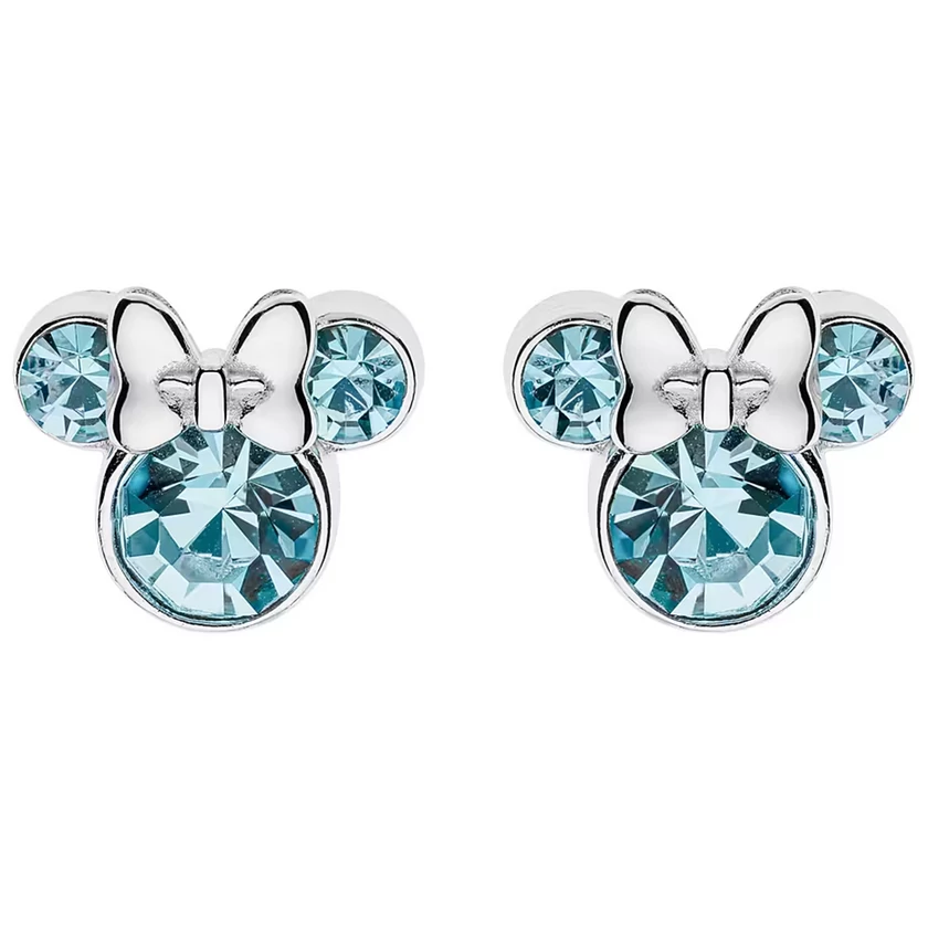 Disney kék köves Minnie fülbevaló - ES00068SRQL.CS
