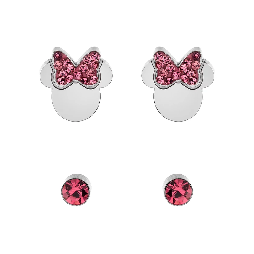 Disney rózsaszín Minnie fülbevaló szett - S600149RPL-B.CS