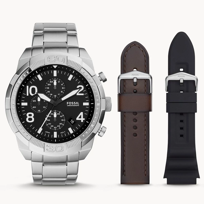 Fossil férfi óra + óraszíj szett - FS5968SET