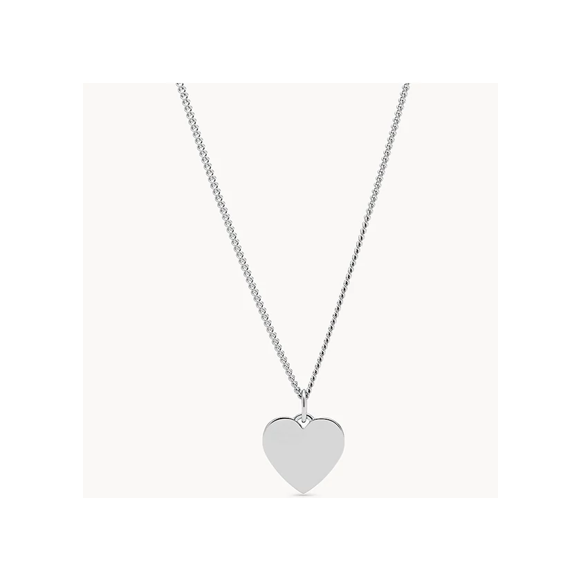 Fossil női nyaklánc  - JF03330040 - Engravable Heart