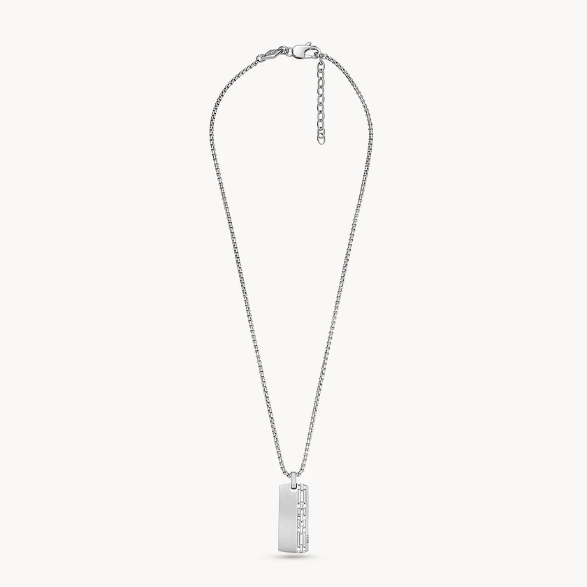 Fossil férfi nyaklánc - JF04211040 - Dog Tag
