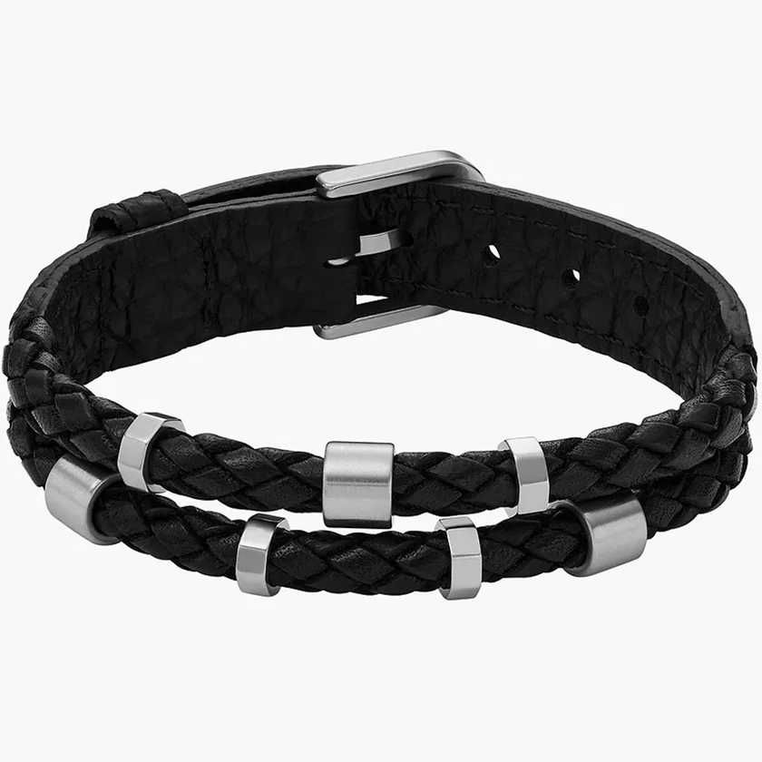 Fossil férfi karkötő - JF04473040 - Leather Essentials