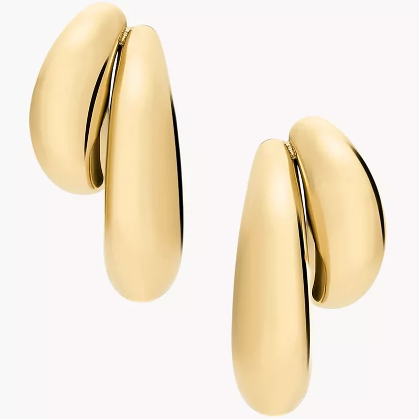 Fossil női fülbevaló - JF04898710 - Domed