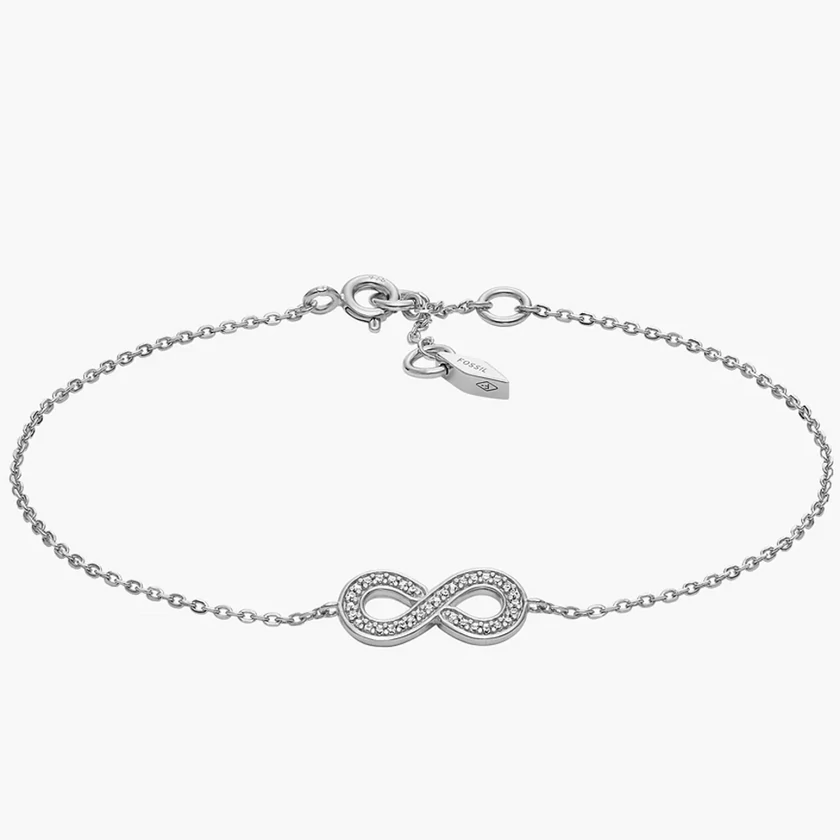 Fossil női karkötő  - JFS00633040 - Infinity