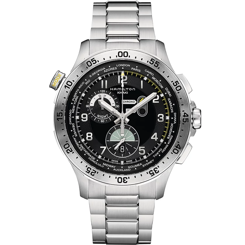 Hamilton férfi óra - H76714135 - Khaki Aviation