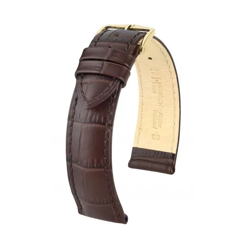 Hirsch barna borjú bőr óraszíj  12mm - Duke M OE - 01028110OE-1-12