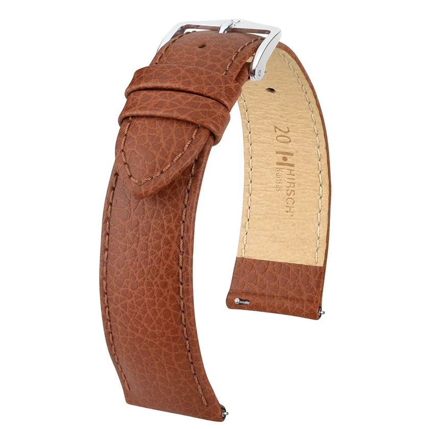 Hirsch aranybarna borjú bőr óraszíj  16mm - Kansas L - 01502070-2-16
