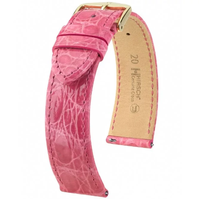 Hirsch Kajmán bőr óraszíj 13mm - Genuine Croco M - 01808125-2-13