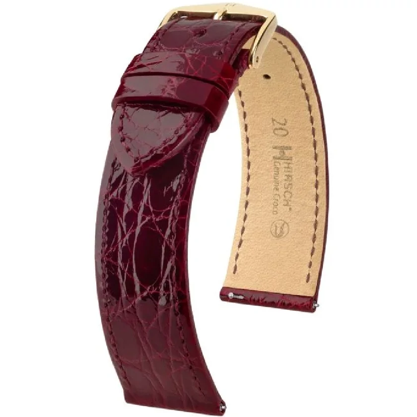 Hirsch Kajmán bőr óraszíj 13mm - Genuine Croco M - 01808160-2-13