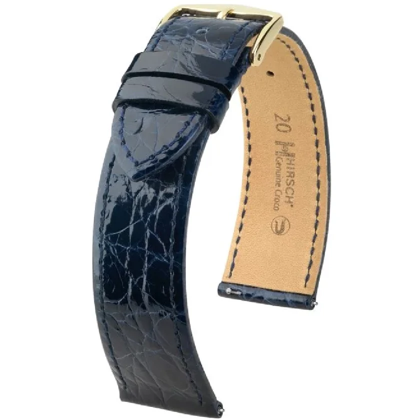 Hirsch Kajmán bőr óraszíj 13mm - Genuine Croco M - 01808180-7-13