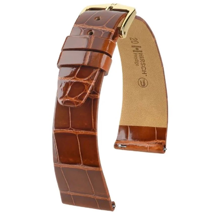 Hirsch Aligátor bőr óraszíj 12mm - Prestige M - 02207170-2-12