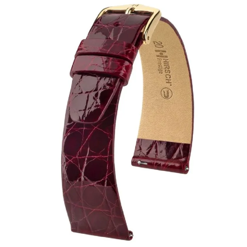 Hirsch Kajmán bőr óraszíj 12mm - Prestige M - 02208160-7-12