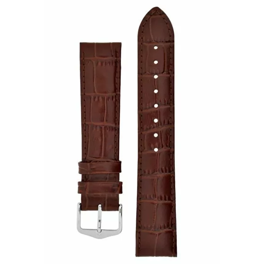 Hirsch barna borjú bőr óraszíj  24mm - Louisianalook M NQR - 03427110-2-24
