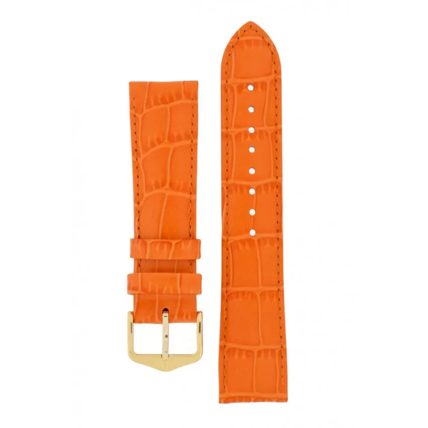 Hirsch narancsságra borjú bőr óraszíj  12mm - Louisianalook M NQR - 03427176-1-12