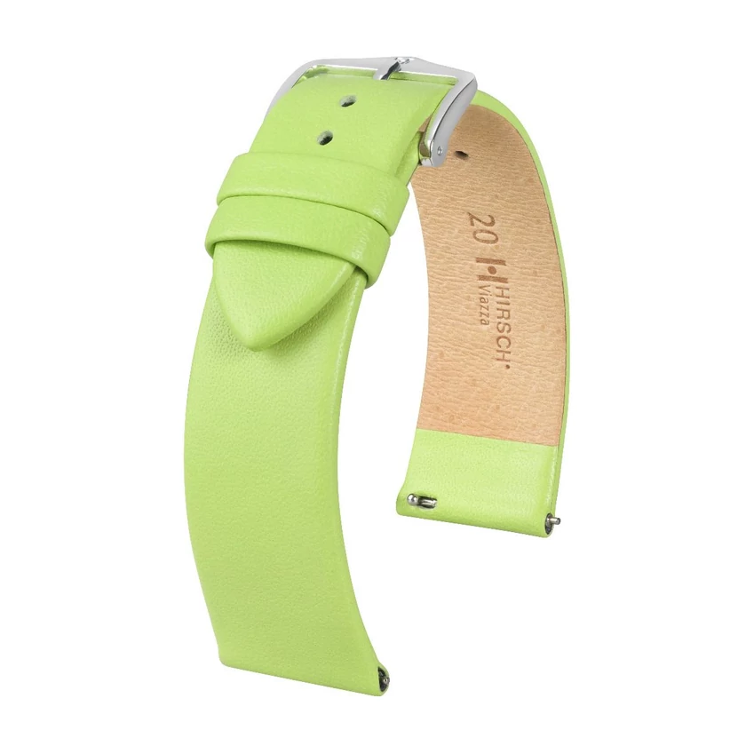 Hirsch zöld borjú bőr óraszíj  16mm - Viazza M - 03920142-2-16