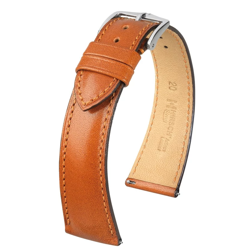 Hirsch aranybarna borjú bőr óraszíj  18mm - Siena L - 04202070-2-18
