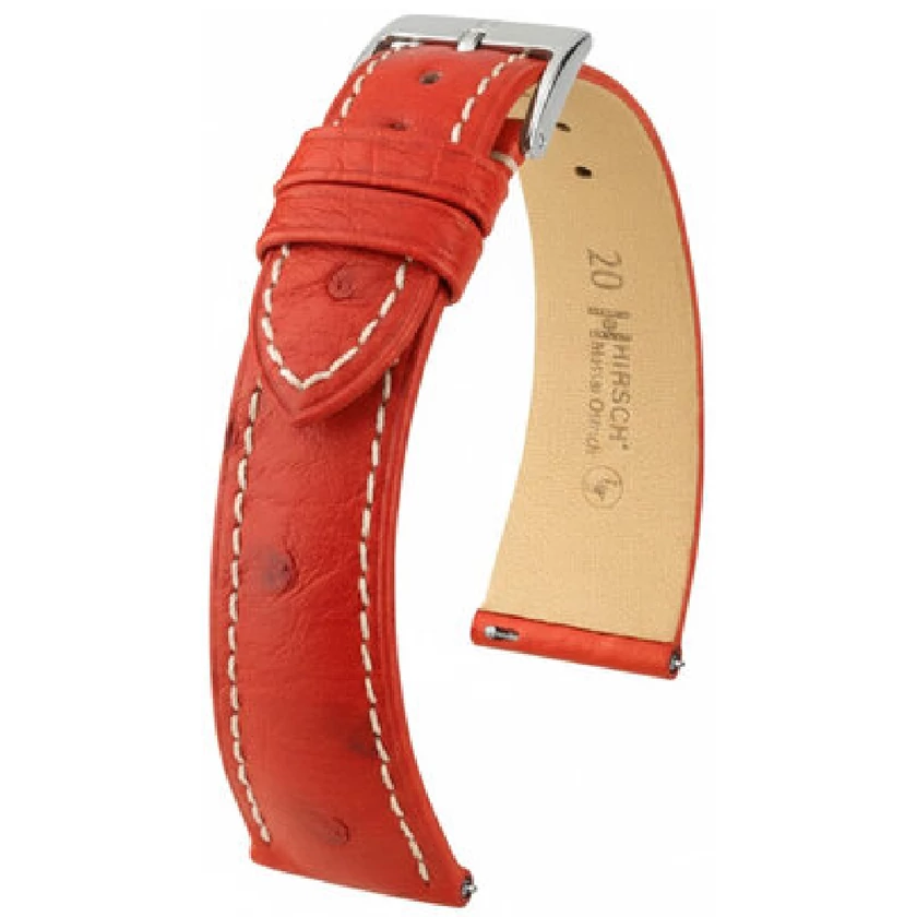 Hirsch Strucc bőr óraszíj 18mm - Massai Ostrich L - 04262021-2-18