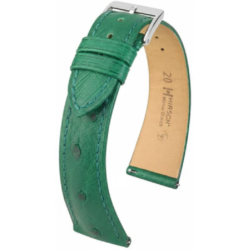 Hirsch Strucc bőr óraszíj 18mm - Massai Ostrich L - 04262040-2-18