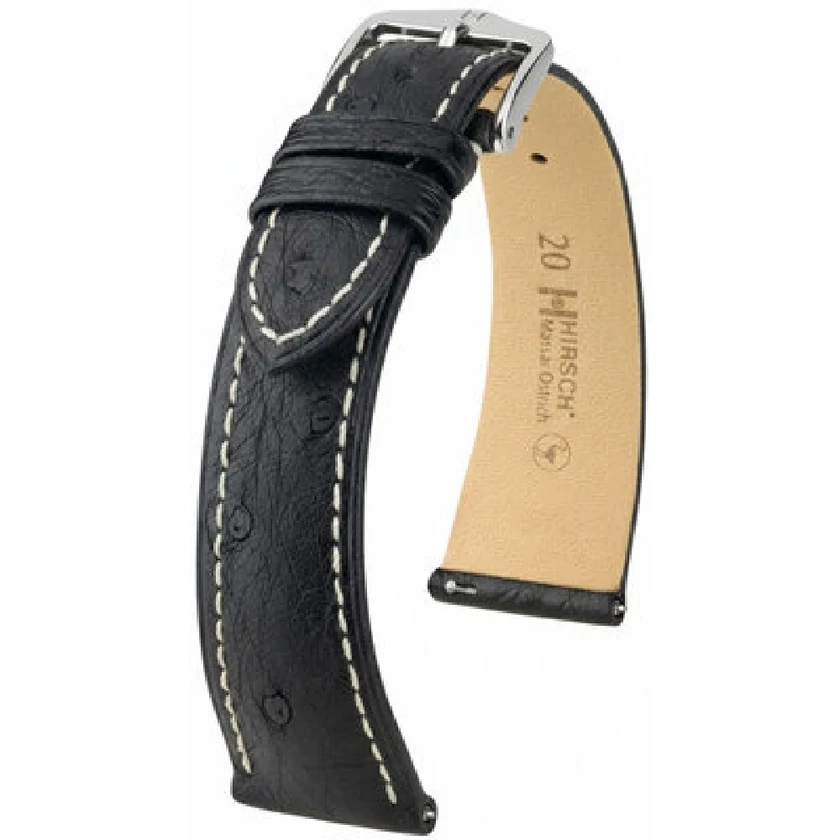 Hirsch Strucc bőr óraszíj 14mm - Massai Ostrich M - 04262151-2-14