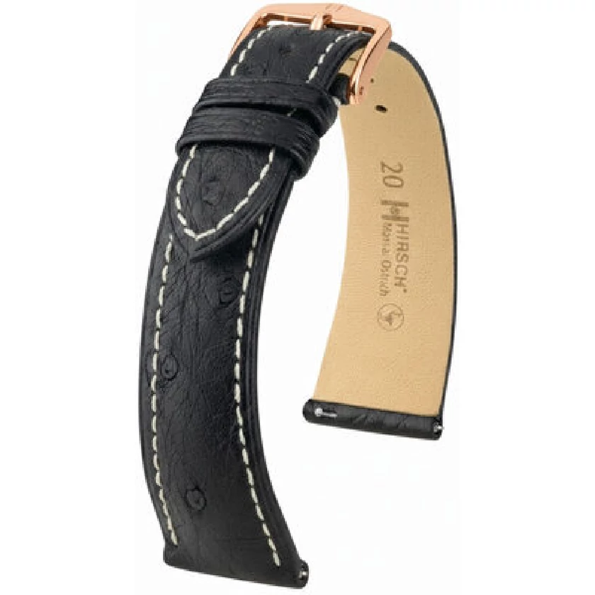 Hirsch Strucc bőr óraszíj 14mm - Massai Ostrich M - 04262151-7-14