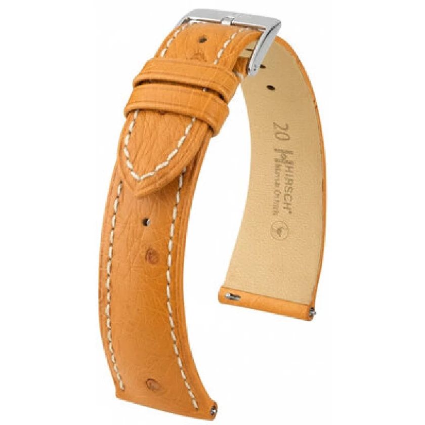 Hirsch Strucc bőr óraszíj 14mm - Massai Ostrich M - 04262174-2-14