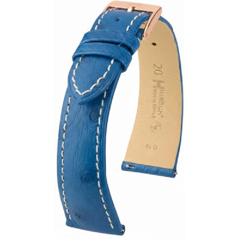 Hirsch Strucc bőr óraszíj 14mm - Massai Ostrich M - 04262184-7-14