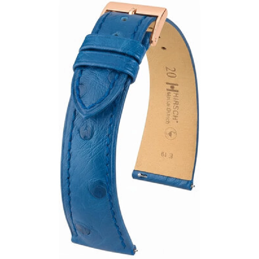 Hirsch Strucc bőr óraszíj 14mm - Massai Ostrich M - 04262185-7-14