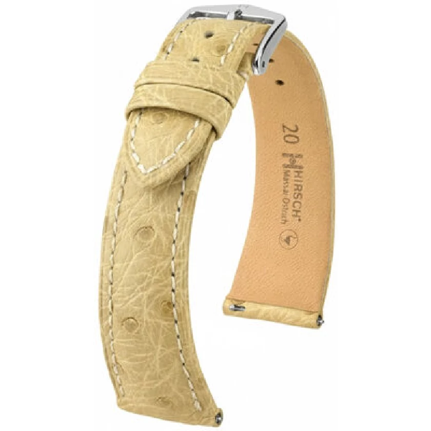 Hirsch Strucc bőr óraszíj 14mm - Massai Ostrich M - 04262190-2-14