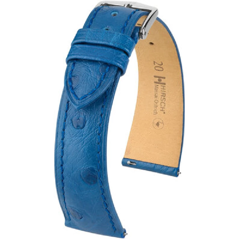 Hirsch Strucc bőr óraszíj 17mm - Massai Ostrich L - 04362085-2-17