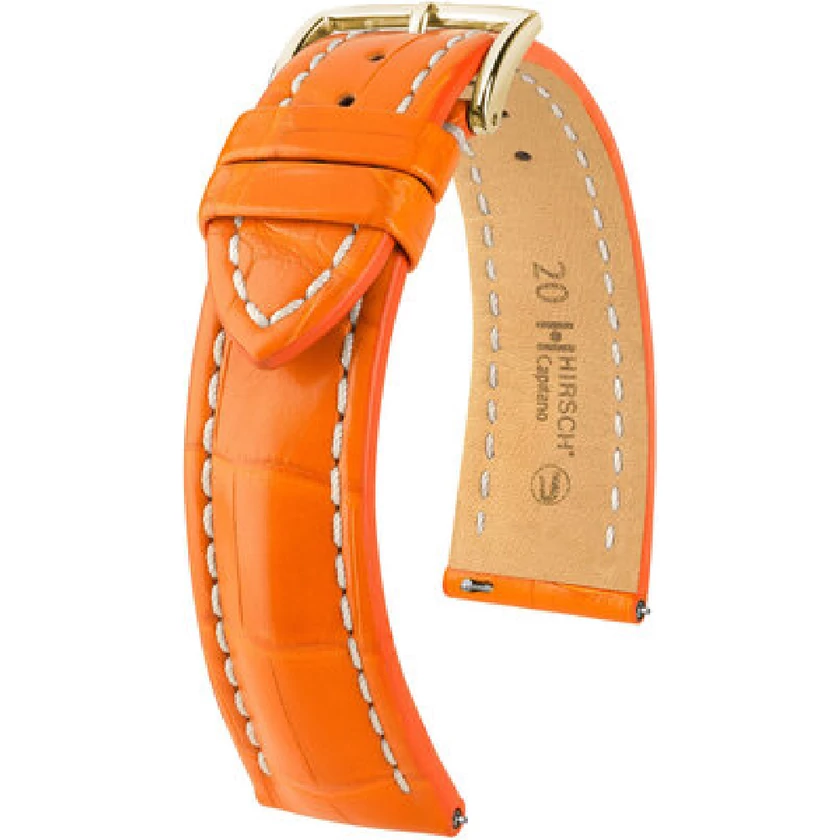 Hirsch Aligátor bőr óraszíj 20mm - Capitano L - 04807076-1-20