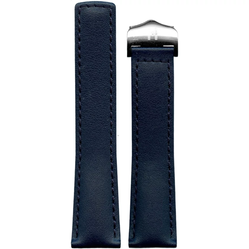 Hirsch kék borjú bőr óraszíj  22mm - Speed Plus - no buckle - 07502480-0-2218