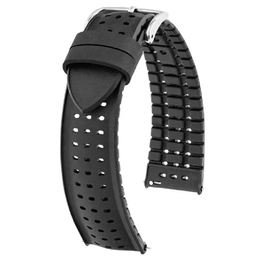 Hirsch Kaucsuk óraszíj 20,2mm - Nyad L - 0925099050-2-20
