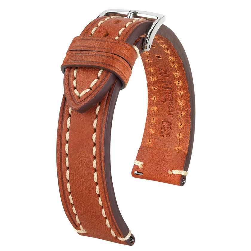 Hirsch aranybarna borjú bőr óraszíj  18mm - Liberty L - 10900270-2-18