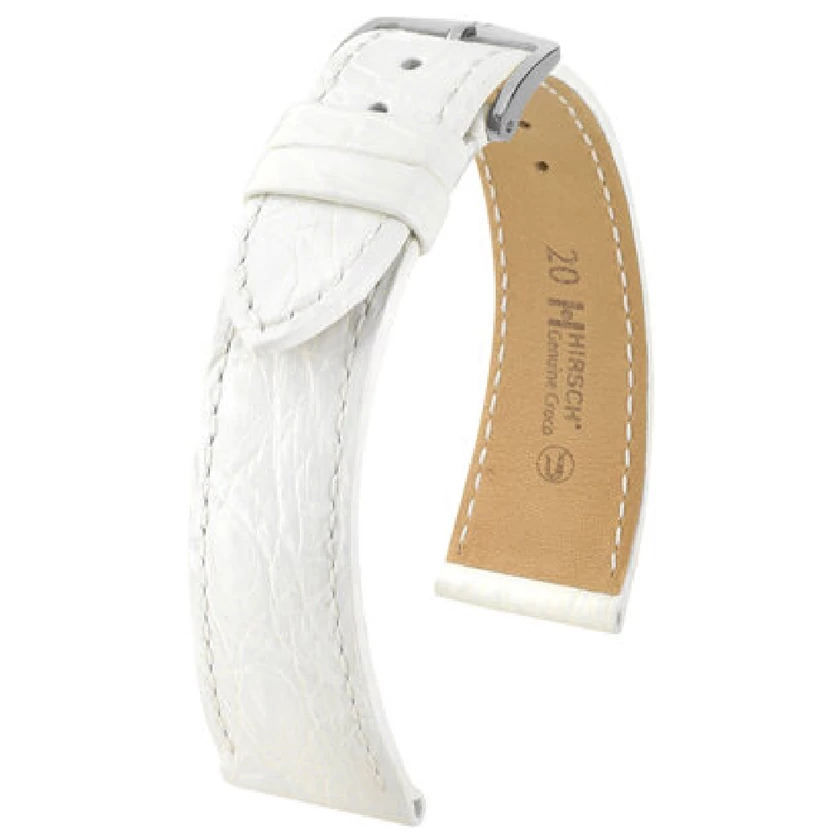 Hirsch Kajmán bőr óraszíj 12mm - Genuine Croco M - 18900800-2-12