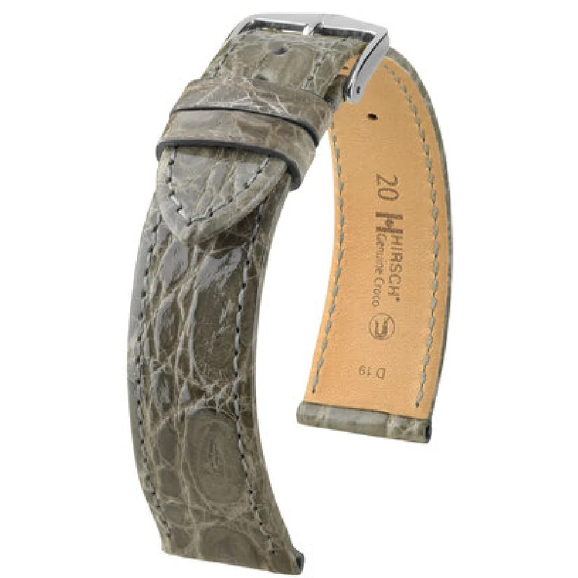 Hirsch Kajmán bőr óraszíj 12mm - Genuine Croco M - 18900830-2-12