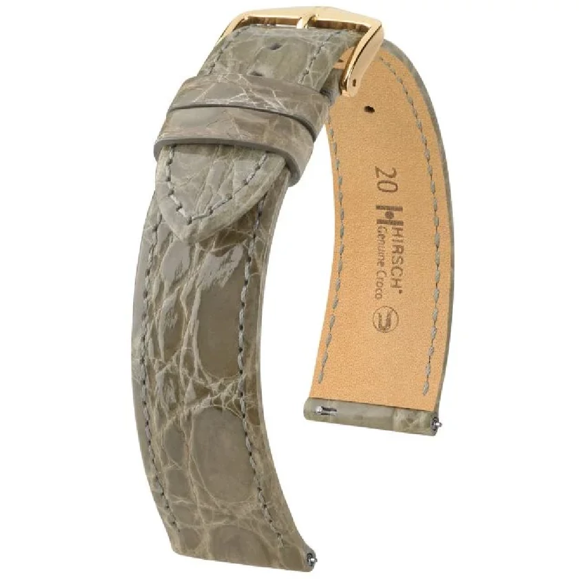 Hirsch Kajmán bőr óraszíj 12mm - Genuine Croco M - 18900830-7-12