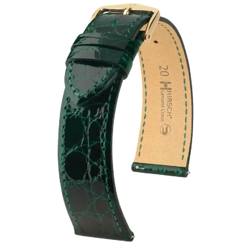 Hirsch Kajmán bőr óraszíj 12mm - Genuine Croco M - 18900840-7-12